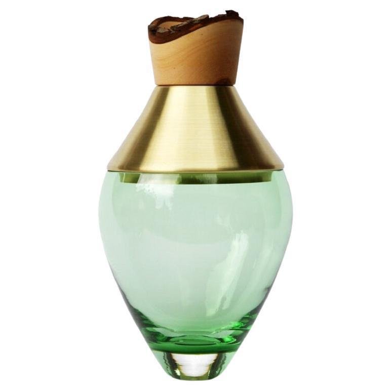 India Small 1 Stacking Vessel - Jade Brass