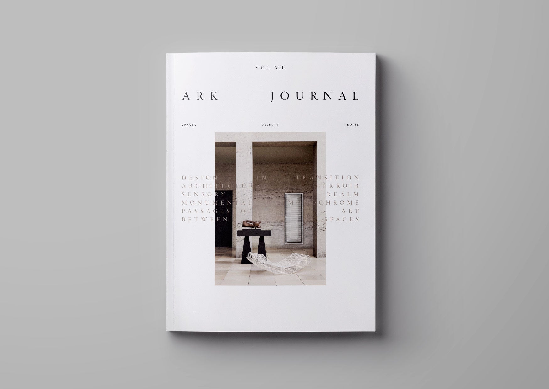 Die Ark Journals sind Designmagazine, die Räume erforschen, Objekte die darin untergebracht werden, als auch die Menschen, die darin leben. Es verbindet Architektur, Design und Kunst und zeigt sie im Zusammenspiel.